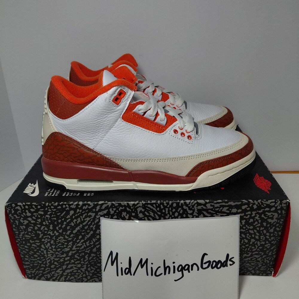 Air Jordan 3 Retro SE White ‘Mars Stone’ DV7028-108 GS 5Y- Women's 6.5
